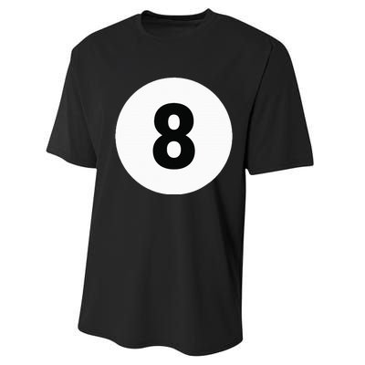 8 Pool Ball 8 Billiards Costume Halloween Group Matching Performance Sprint T-Shirt