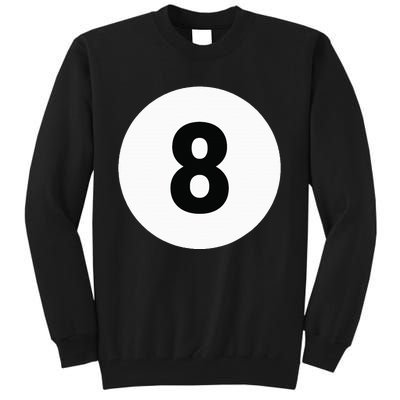 8 Pool Ball 8 Billiards Costume Halloween Group Matching Tall Sweatshirt