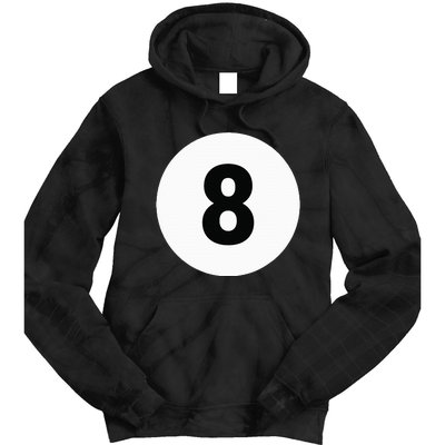 8 Pool Ball 8 Billiards Costume Halloween Group Matching Tie Dye Hoodie