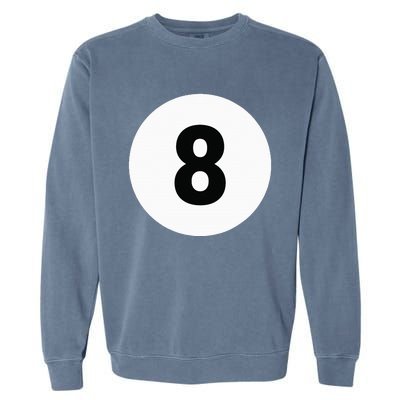 8 Pool Ball 8 Billiards Costume Halloween Group Matching Garment-Dyed Sweatshirt