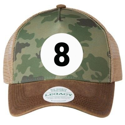 8 Pool Ball 8 Billiards Costume Halloween Group Matching Legacy Tie Dye Trucker Hat