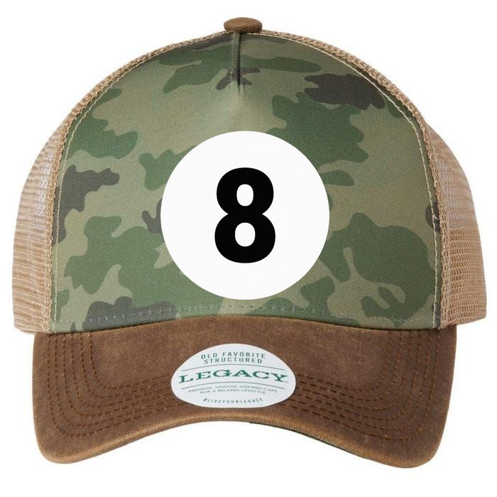 8 Pool Ball 8 Billiards Costume Halloween Group Matching Legacy Tie Dye Trucker Hat