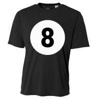 8 Pool Ball 8 Billiards Costume Halloween Group Matching Cooling Performance Crew T-Shirt