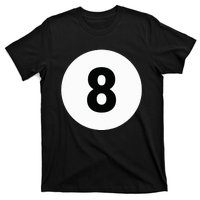 8 Pool Ball 8 Billiards Costume Halloween Group Matching T-Shirt