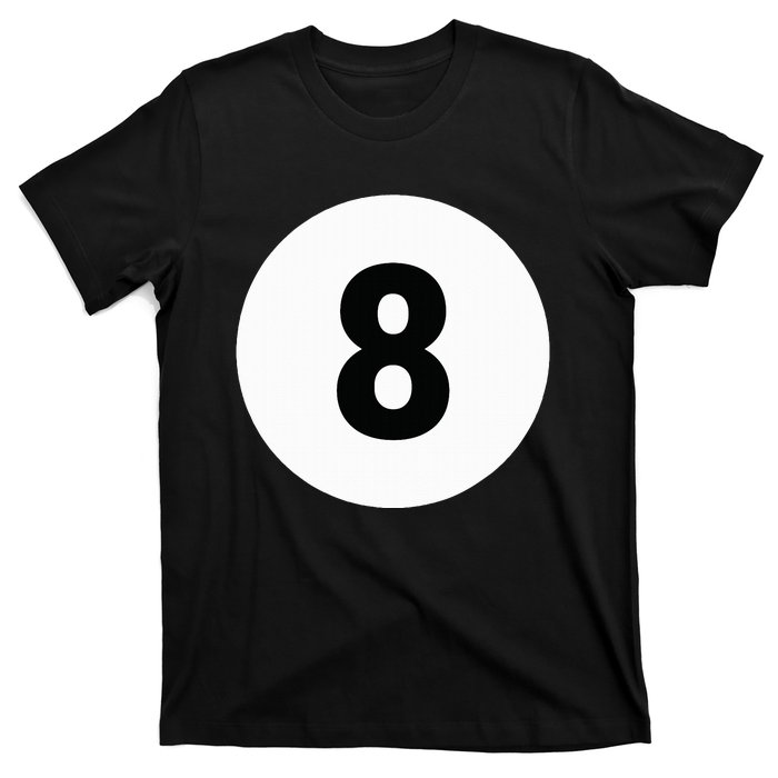 8 Pool Ball 8 Billiards Costume Halloween Group Matching T-Shirt