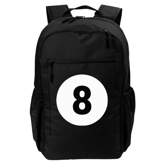 8 Pool Ball 8 Billiards Costume Halloween Group Matching Daily Commute Backpack