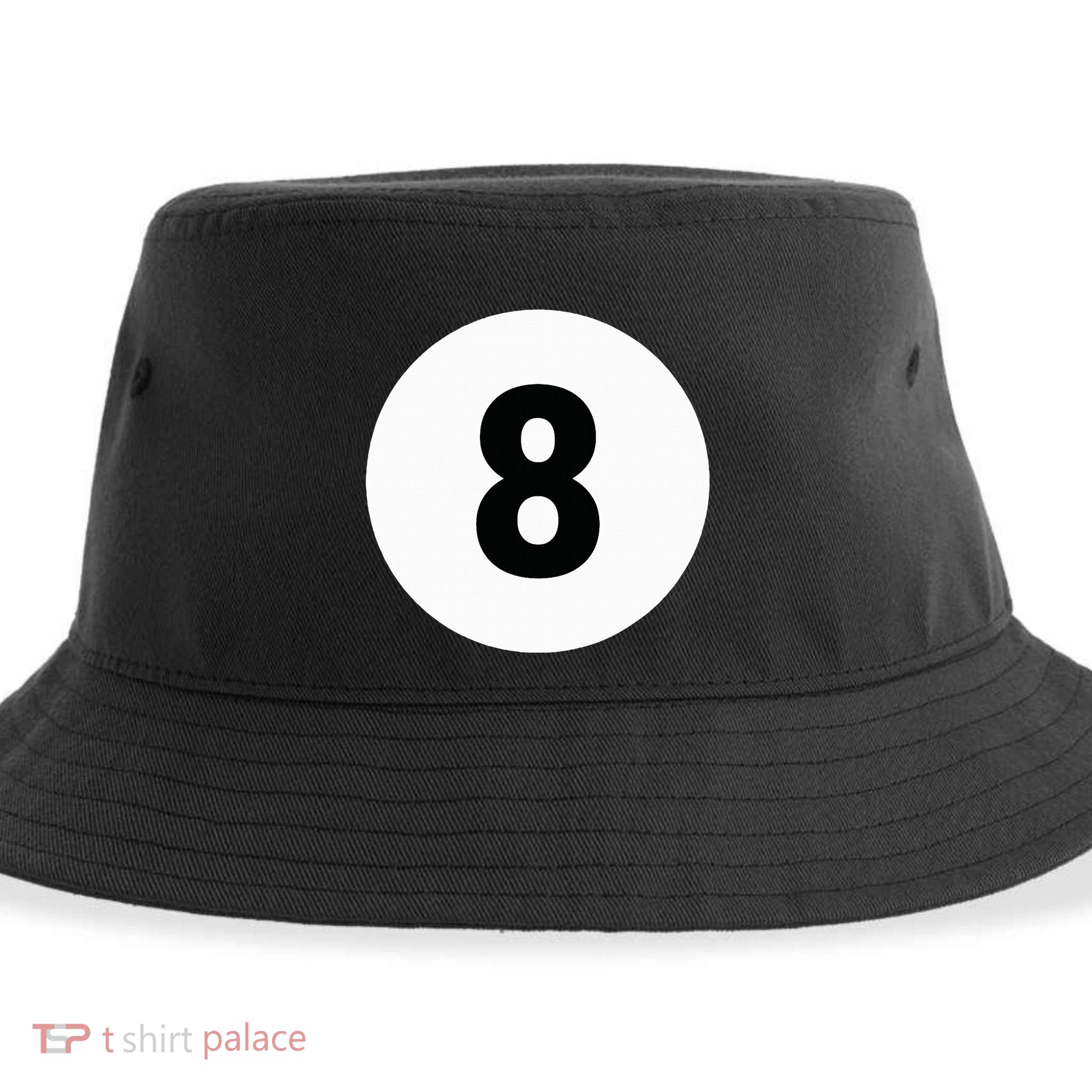 8 Pool Ball 8 Billiards Costume Halloween Group Matching Sustainable Bucket Hat