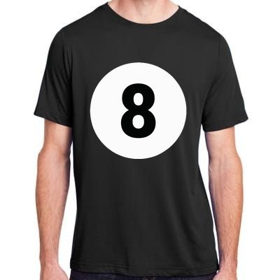 8 Pool Ball 8 Billiards Costume Halloween Group Matching Adult ChromaSoft Performance T-Shirt