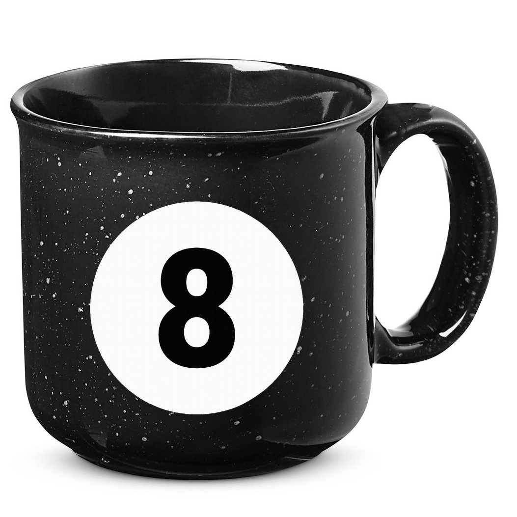 8 Pool Ball 8 Billiards Costume Halloween Group Matching 15oz Campfire Ceramic Mug