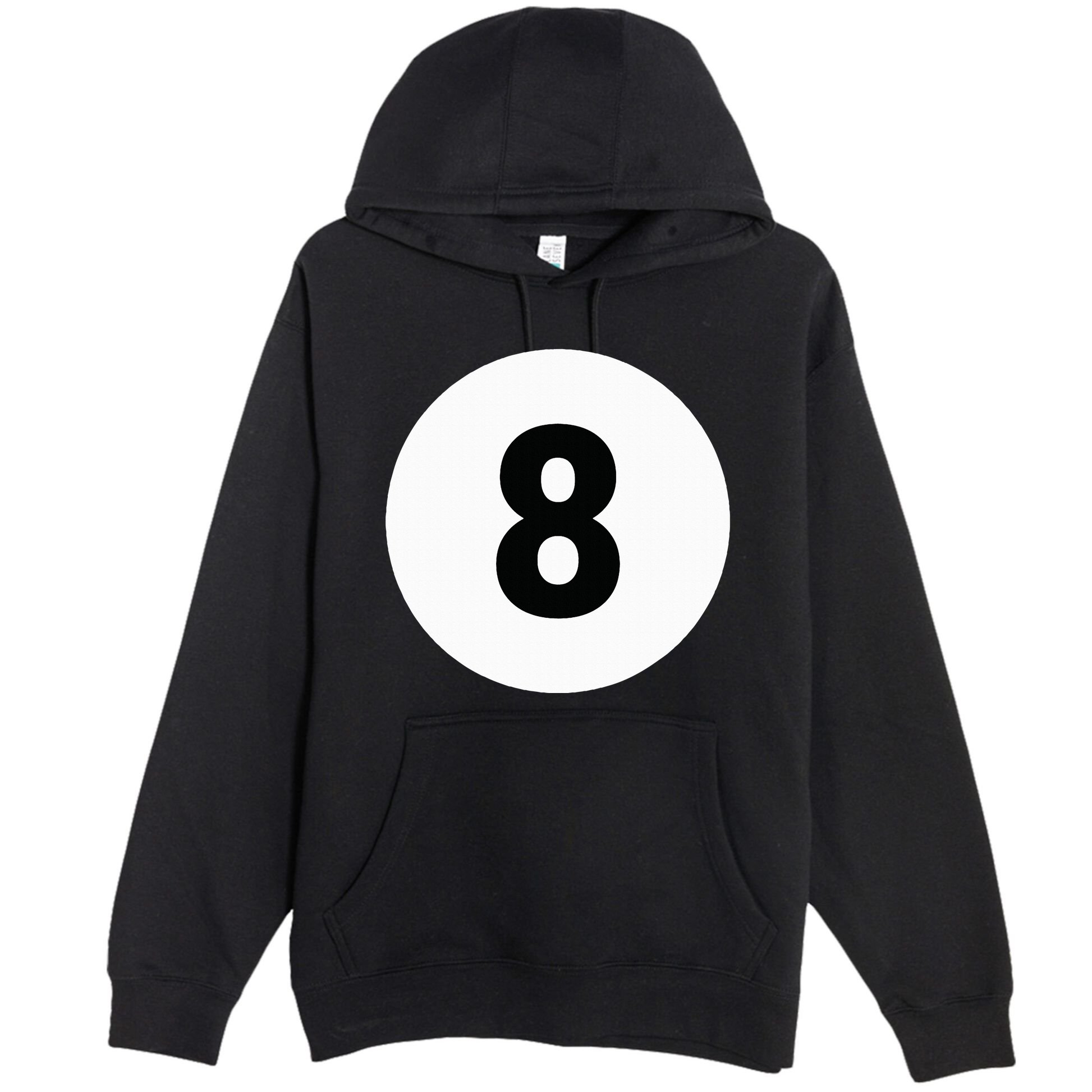 8 Pool Ball 8 Billiards Costume Halloween Group Matching Premium Pullover Hoodie