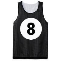 8 Pool Ball 8 Billiards Costume Halloween Group Matching Mesh Reversible Basketball Jersey Tank