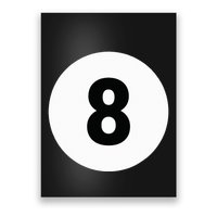 8 Pool Ball 8 Billiards Costume Halloween Group Matching Poster