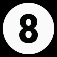 8 Pool Ball 8 Billiards Costume Halloween Group Matching Poster