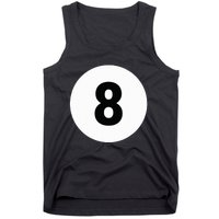 8 Pool Ball 8 Billiards Costume Halloween Group Matching Tank Top