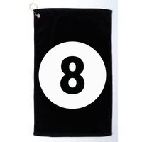 8 Pool Ball 8 Billiards Costume Halloween Group Matching Golf Towel