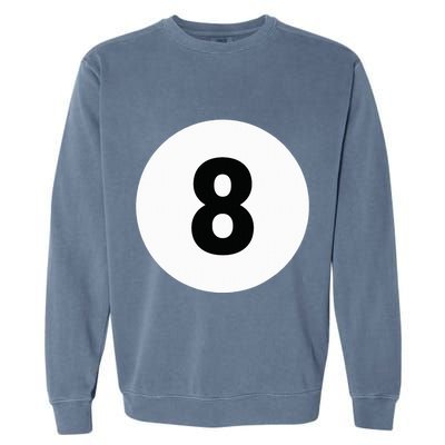 8 Pool Ball 8 Billiards Costume Halloween Group Matching Garment-Dyed Sweatshirt