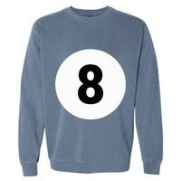 8 Pool Ball 8 Billiards Costume Halloween Group Matching Garment-Dyed Sweatshirt