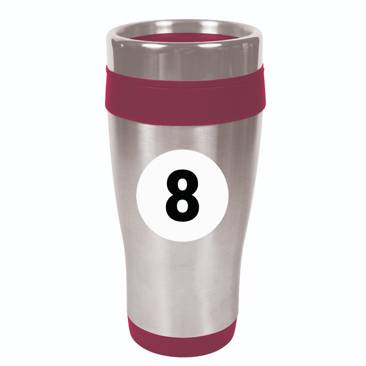 8 Pool Ball 8 Billiards Costume Halloween Group Matching 16oz Travel Tumbler