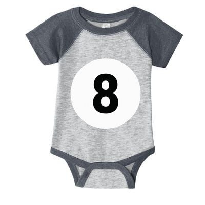 8 Pool Ball 8 Billiards Costume Halloween Group Matching Infant Baby Jersey Bodysuit