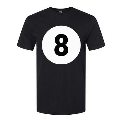 8 Pool Ball 8 Billiards Costume Halloween Group Matching Softstyle® CVC T-Shirt