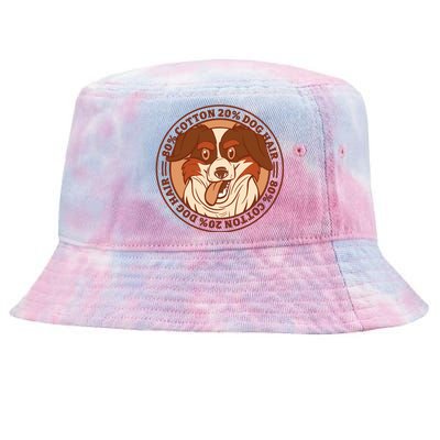 80 Percent Cotton 20 Percent Dog Hair Funny Tie-Dyed Bucket Hat