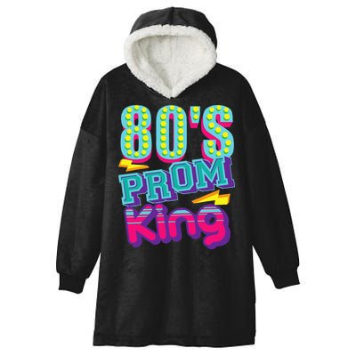 80s Prom King Funny Disco Throwback Nostalgic Gift Hooded Wearable Blanket