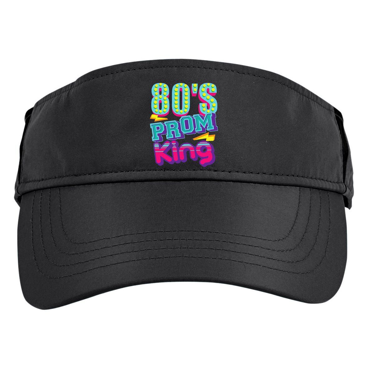 80s Prom King Funny Disco Throwback Nostalgic Gift Adult Drive Performance Visor