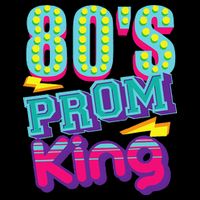 80s Prom King Funny Disco Throwback Nostalgic Gift Drawstring Bag