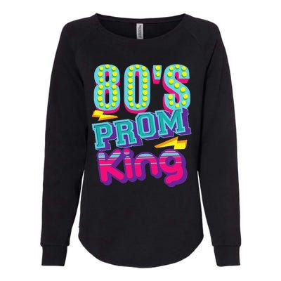 80s Prom King Funny Disco Throwback Nostalgic Gift Womens California Wash Sweatshirt