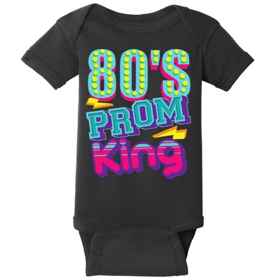 80s Prom King Funny Disco Throwback Nostalgic Gift Baby Bodysuit
