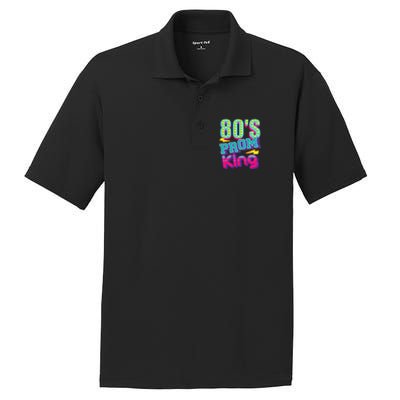 80s Prom King Funny Disco Throwback Nostalgic Gift PosiCharge RacerMesh Polo