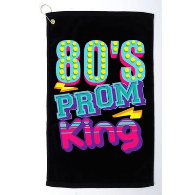 80s Prom King Funny Disco Throwback Nostalgic Gift Golf Towel