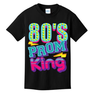 80s Prom King Funny Disco Throwback Nostalgic Gift Kids T-Shirt