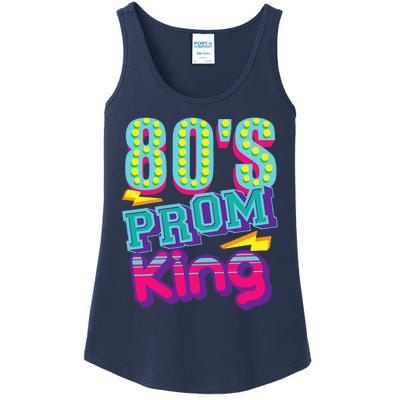 80s Prom King Funny Disco Throwback Nostalgic Gift Ladies Essential Tank