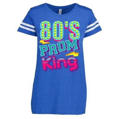 80s Prom King Funny Disco Throwback Nostalgic Gift Enza Ladies Jersey Football T-Shirt