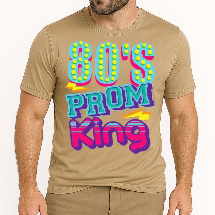 80s Prom King Funny Disco Throwback Nostalgic Gift Cooling Performance Crew T-Shirt