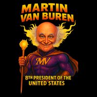 8th President Martin Van Buren The Presidential Chronicles  Flat Bill Trucker Hat