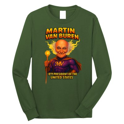 8th President Martin Van Buren The Presidential Chronicles  Long Sleeve Shirt