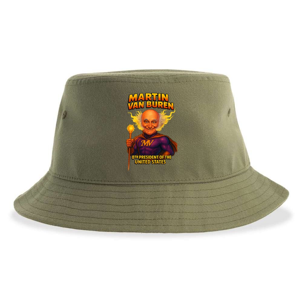 8th President Martin Van Buren The Presidential Chronicles  Sustainable Bucket Hat