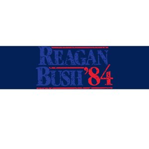 80s Reaganbush 84 Gop Bumper Sticker