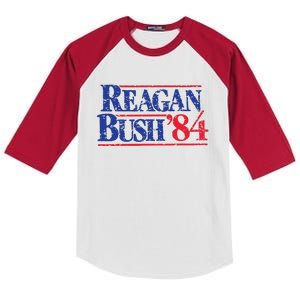 80s Reaganbush 84 Gop Kids Colorblock Raglan Jersey