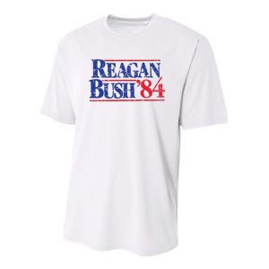 80s Reaganbush 84 Gop Youth Performance Sprint T-Shirt