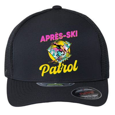 80s Retro Apresski Patrol Wear 90s Skiing Flexfit Unipanel Trucker Cap