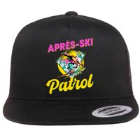 80s Retro Apresski Patrol Wear 90s Skiing Flat Bill Trucker Hat