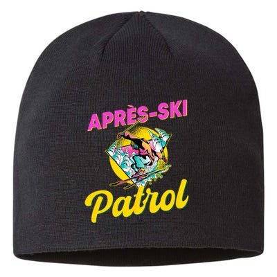 80s Retro Apresski Patrol Wear 90s Skiing Sustainable Beanie