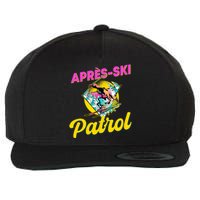 80s Retro Apresski Patrol Wear 90s Skiing Wool Snapback Cap