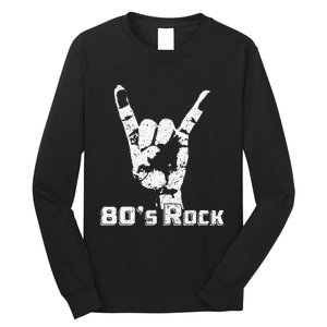 80s Rock Band Long Sleeve Shirt