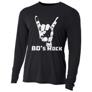 80s Rock Band Cooling Performance Long Sleeve Crew