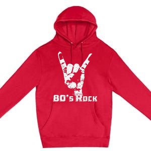 80s Rock Band Premium Pullover Hoodie