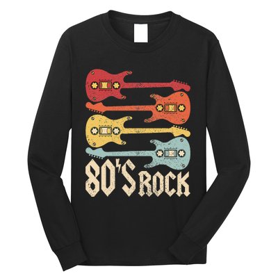 80s Rock Band Guitar Cassette Tape 1980s Vintage 80s Costume Long Sleeve Shirt